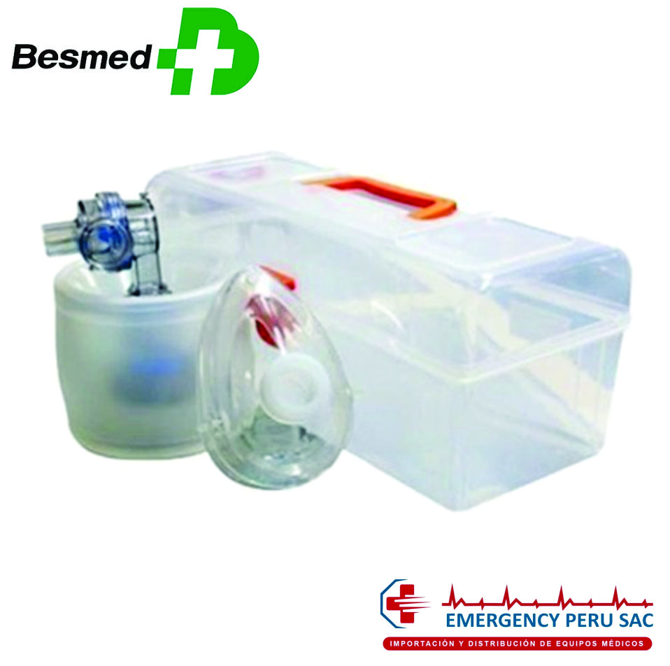 RESUCITADOR MANUAL DE SILICONA ADULTO BESMED
