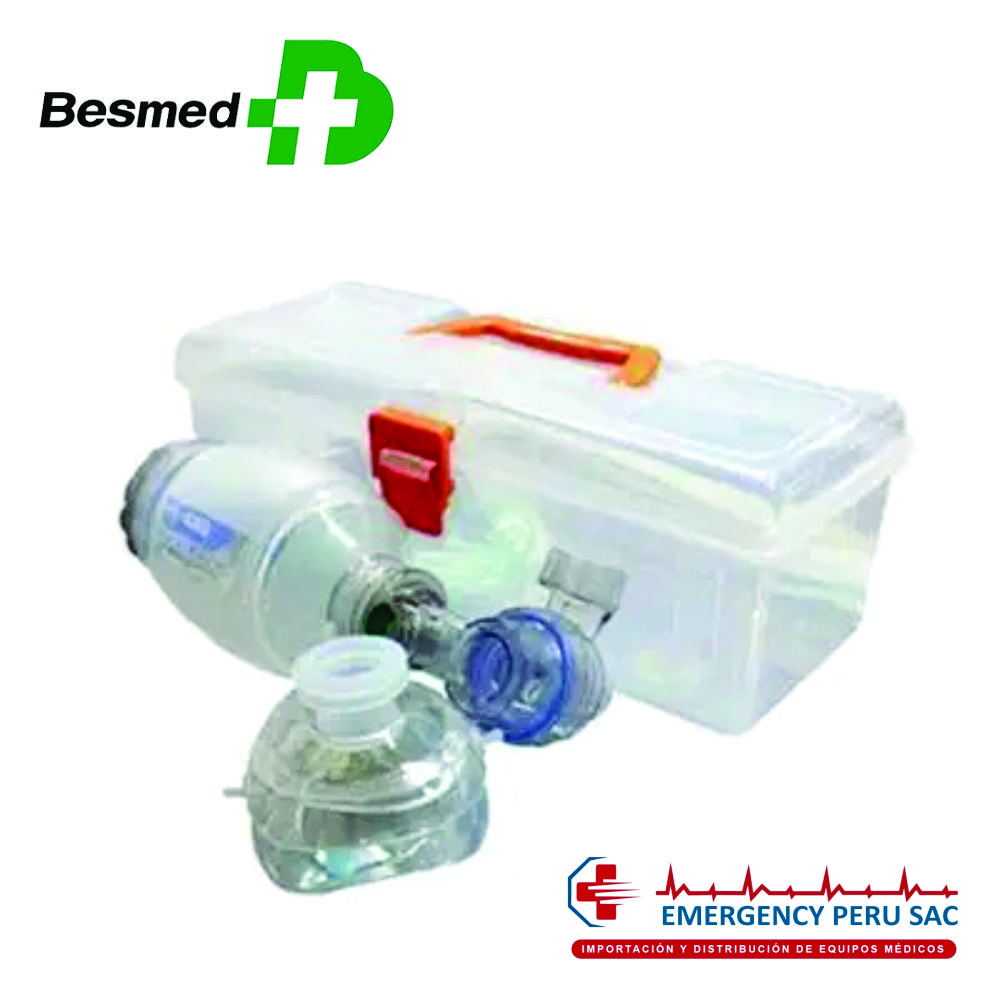 RESUCITADOR MANUAL DE SILICONA PEDIATRICO BESMED