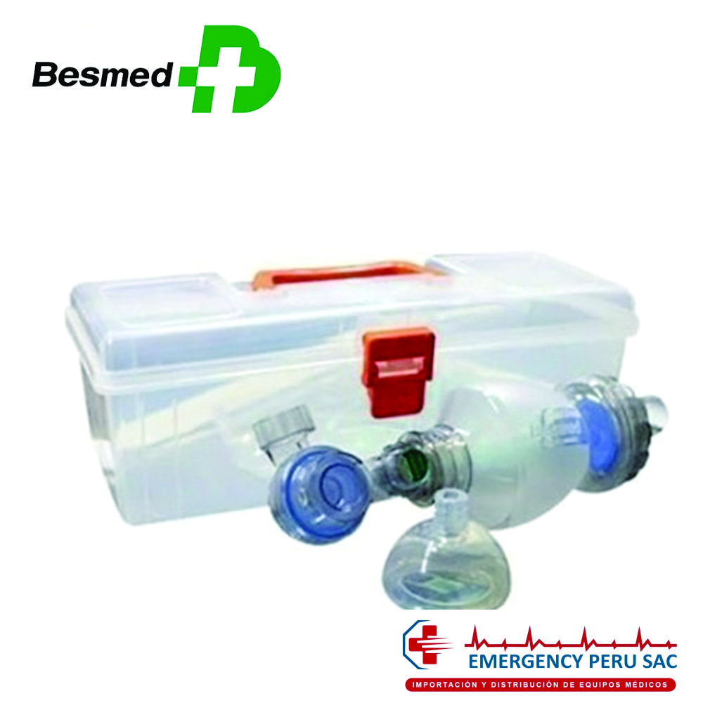 RESUCITADOR MANUAL DE SILICONA NEONATAL BESMED