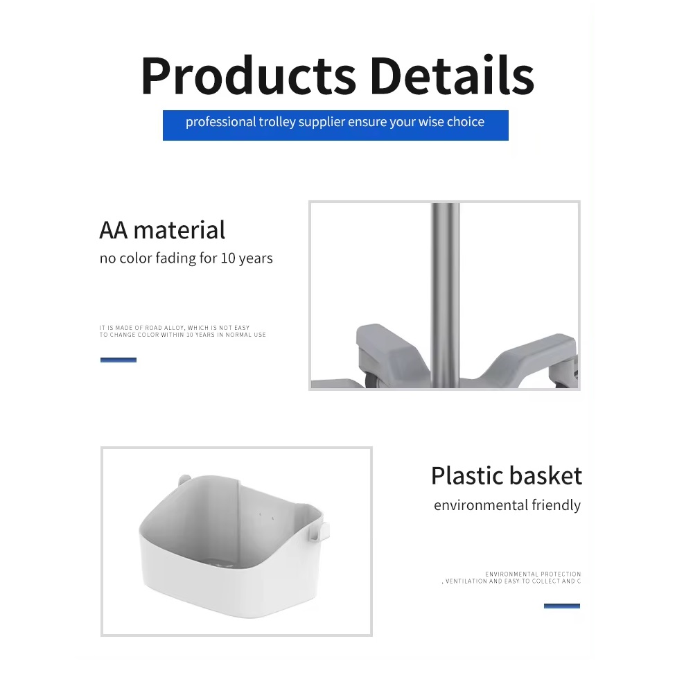 SOPORTE RODABLE PARA MONITOR DE SIGNOS VITALES