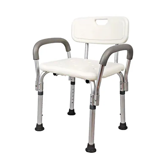 SILLA PARA DUCHA CON BRAZOS AJUSTABLES