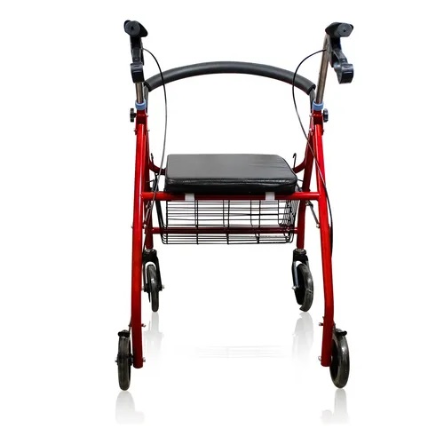 ANDADOR DE ALUMINIO PLEGABLE CON CANASTA